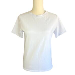 TWOI Crewneck T-shirt periwinkle blue casual everyday basics neutral comfort